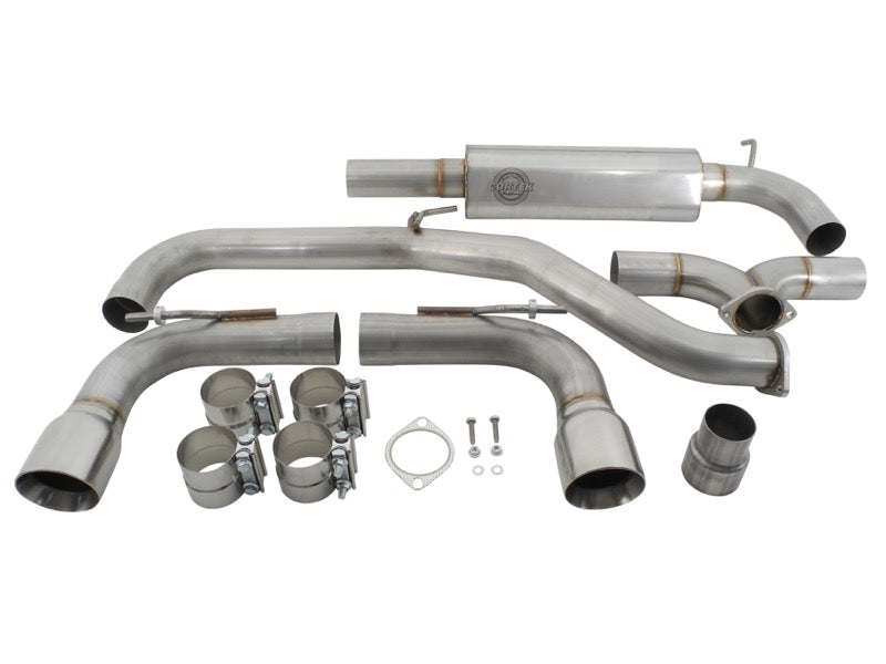 Cat-Back Exhaust System for VW GTI MK7 2.0L Turbo - Rawtek Performance Fabrication Inc.