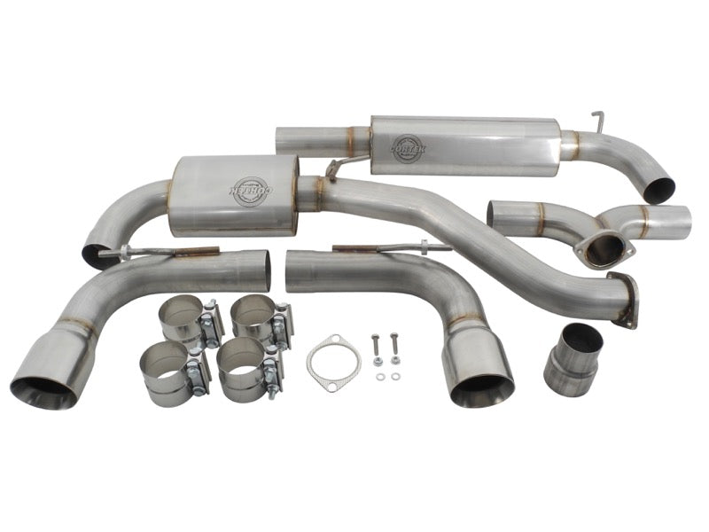 Cat-Back Exhaust System for VW GTI MK7 2.0L Turbo - Rawtek Performance Fabrication Inc.