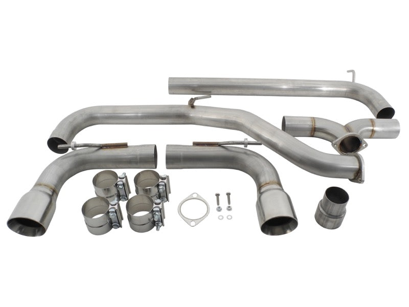 Cat-Back Exhaust System for VW GTI MK7 2.0L Turbo - Rawtek Performance Fabrication Inc.